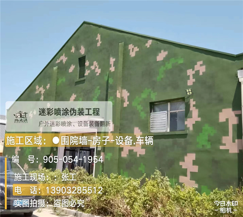 内蒙古外墙数码迷彩漆施工报价清单（100㎡标准墙面测算）